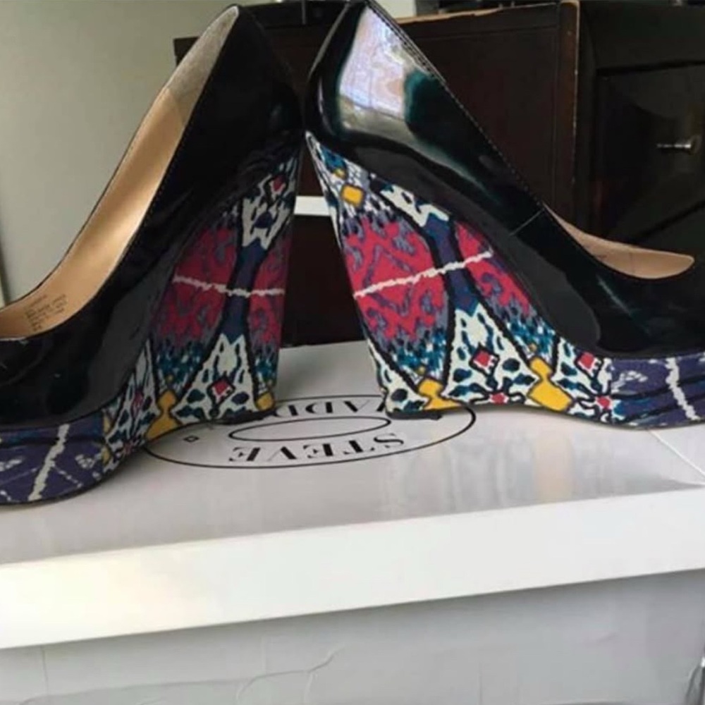 Steve Madden Colorful Wedge Heels